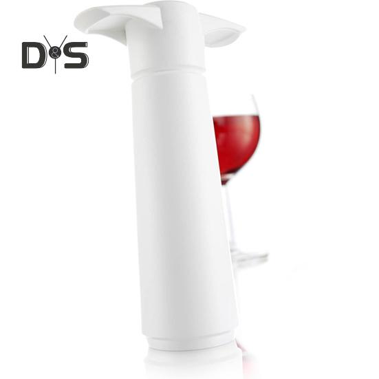 Weinspar-Vakuumpumpe mit 4 Stopfen, wiederverwendbarer Flaschenversiegeler, Rotweinkorken, bewahrt die Frische, verhindert Oxidation, Weinzubehör für die Hausbar