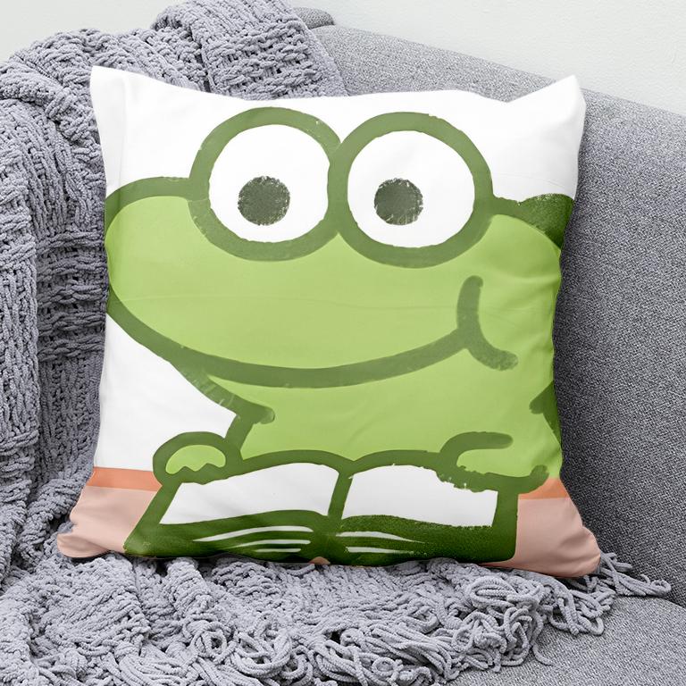 Cute Alligator Sofa Pillowcase Dormitory Decoration Office Living Room Home Pillowcase