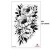 Black Butterfly Owl Sunflower Set Water Transfer Simulation Temporary Tattoo Sticker