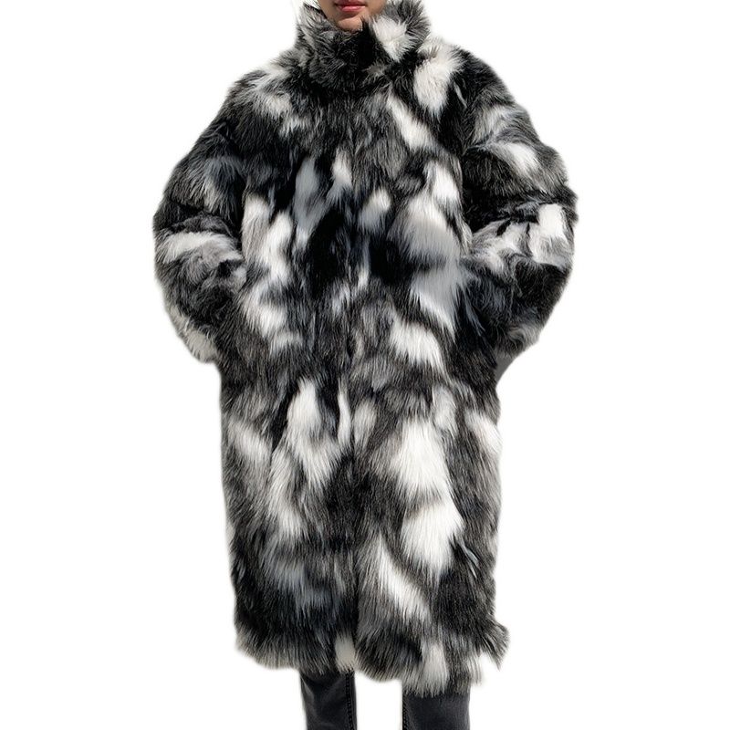 Men's Winter Thickened Coat Mid-length Trendy Warm Winter Overcoat