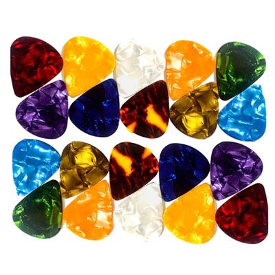 20Pcs Wear Resistant Guitar Pick Plectrums Electric Guitar Pick Heart Shaped Guitar Pick Guitar Replacement Part