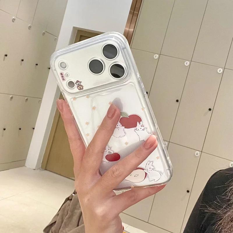 Star Apple Rabbit ist geeignet für iPhone17Promax Handyhülle 16 transparente Weltraumhülle 15 Nische 14 weiche Hülle