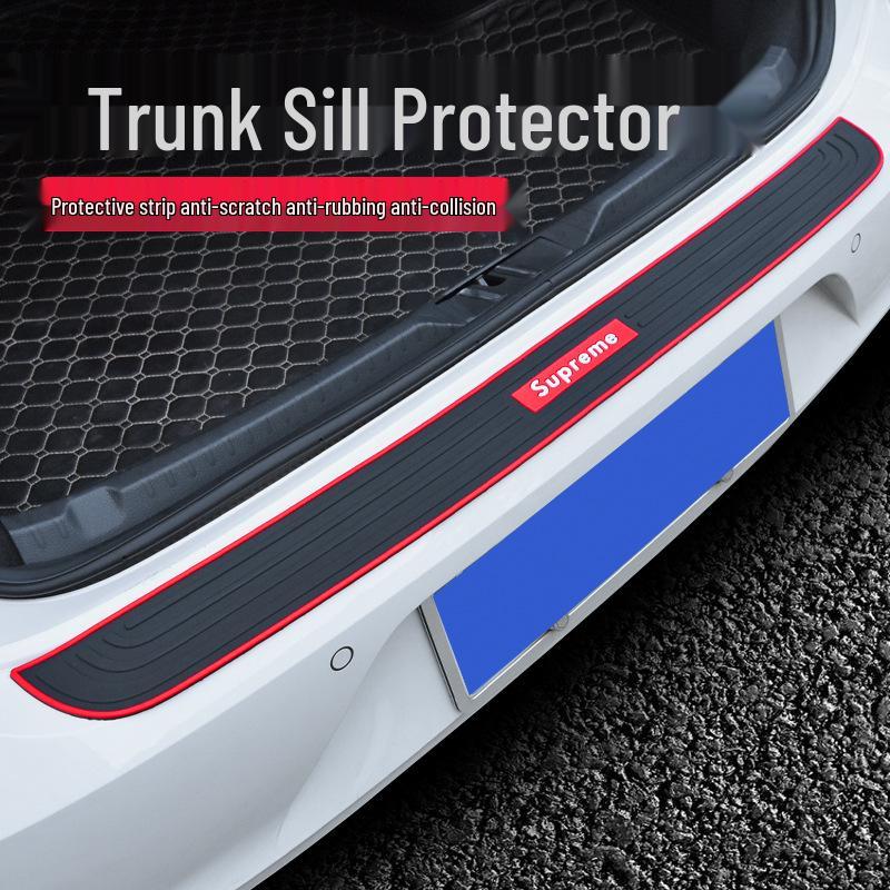 Rear Trunk Anti-Collision Rubber Protector Strip
