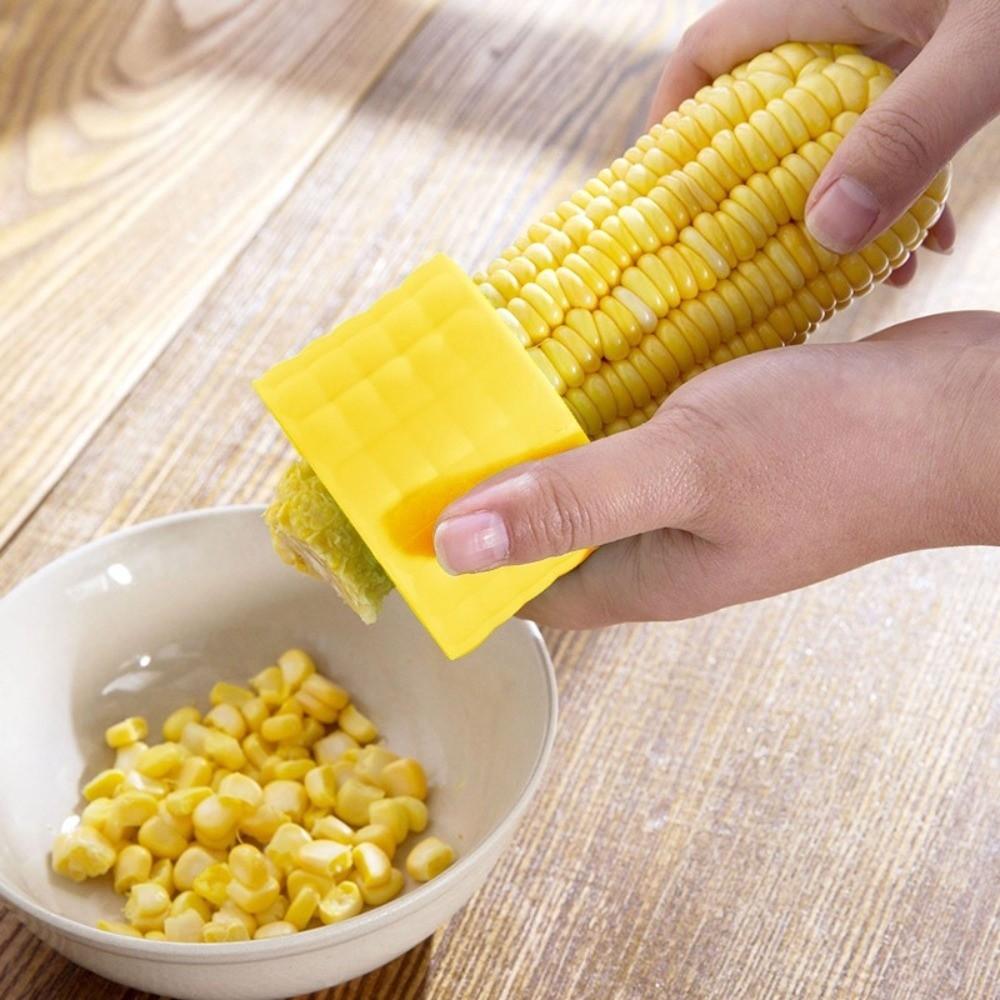 Lightweight Rotating Corn Planer Stainless Steel Efficient Corn Stripper Manual Corn Peeler Cooking