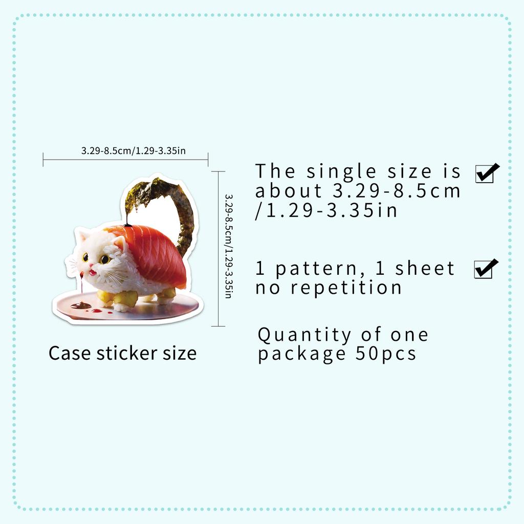 50pcs Stickers Tralalero Tralala Tung Tung Tung Sahur Colorful Journaling DIY Craft Decoration Sticker