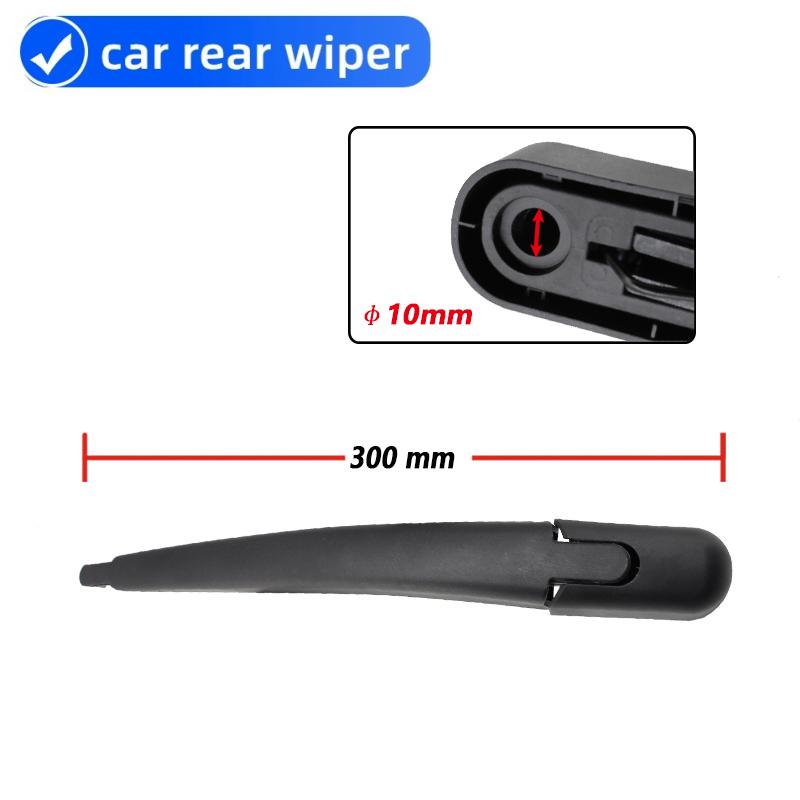 Car Rear Wiper Blades Back Window Wipers Arm For Ssangyong Kyron Hatchback (2006 Onwards) 310mm Auto Windscreen Blade