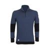 Hidamari Men's Chomolungma Pro Long Sleeve High Neck Undershirt, Warm Underwear, Sapium, Triple Layer, Size LL (XL), Navy [QMPS903]