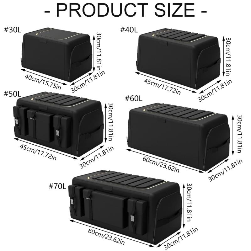 Trunk Organizer Car Organizer, Foldable Trunk Organizer For SUVs Collapsible Car Organization Box for Tool