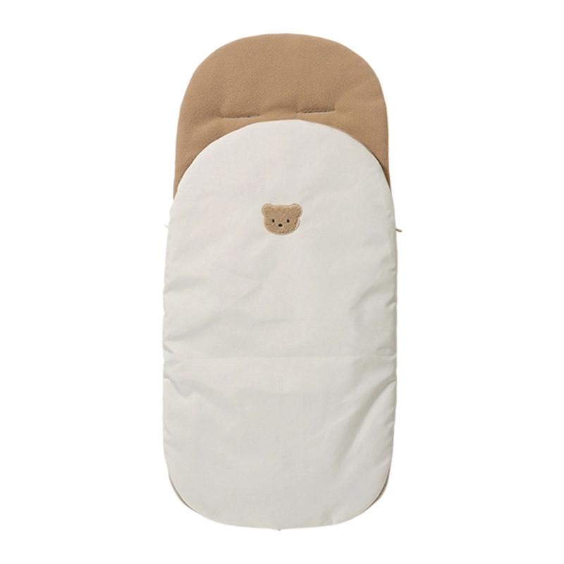Winter Outdoor Baby Pram Bunting Bag Strollers Footmuff Warm Sleeping Bag Pushchair Strollers Blanket for Boy Girl Unisex белый
