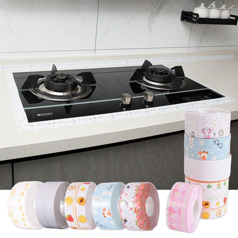 Zlewozmywak Wodoodporna naklejka Przeciw pleśni Wodoodporna taśma Akcesoria łazienkowe Blat Wc Szczelina Samoprzylepne naklejki na szwy