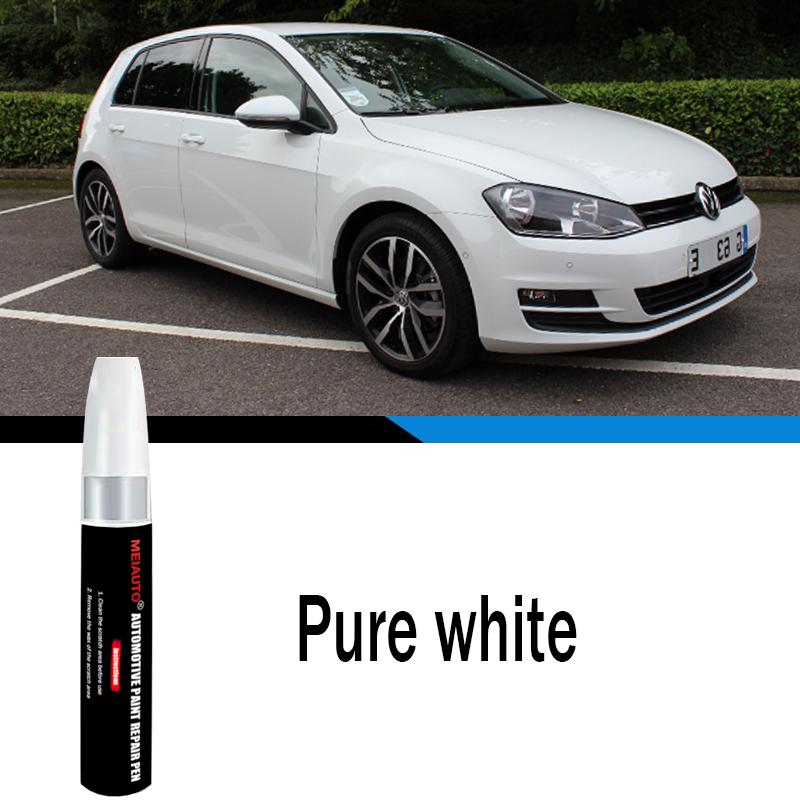Car Paint Repair Pen for Volkswagen Golf VII VIII R VIII 8 7 Touch Up Paint Scratch Repair Accessories Black White Red Blue чистый белый