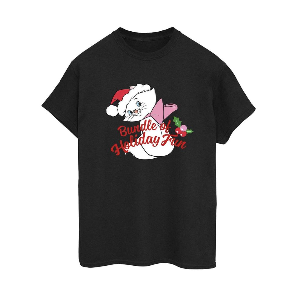 The Aristocats Womens/Ladies Holiday Fun Boyfriend T-Shirt