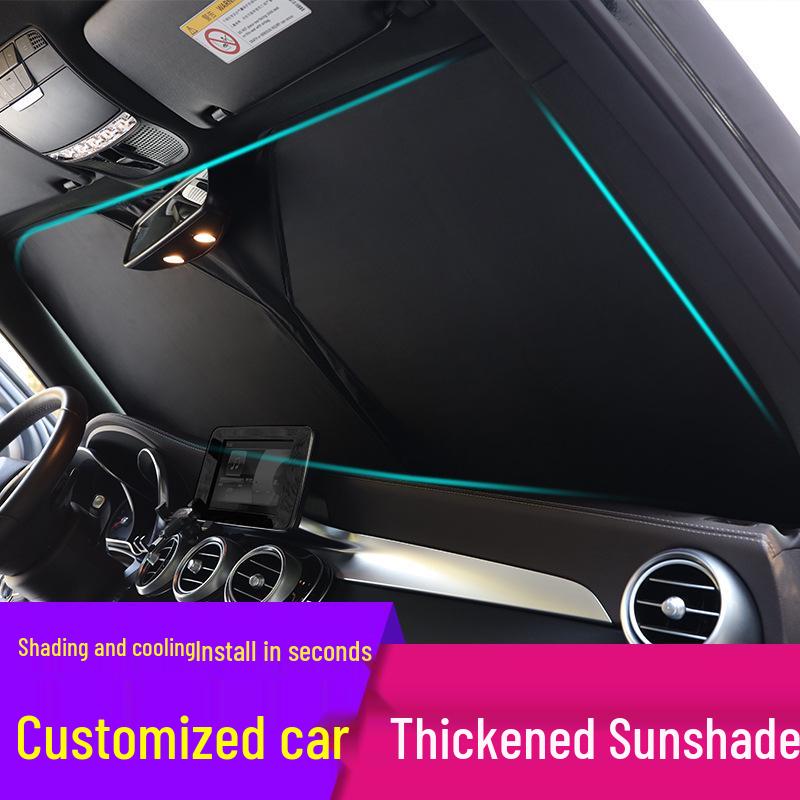 Car Sunshade: Foldable Windshield Privacy and UV Protection Cover