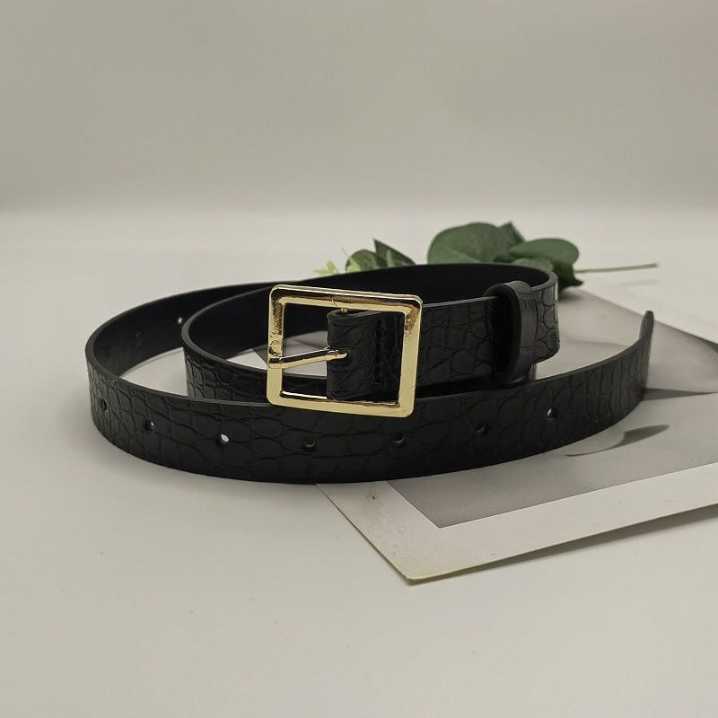 

Женский декоративный пояс для похудения из ПУ, идеально подходящий для модных осенних джинсовых юбок. Textured Black 105cm