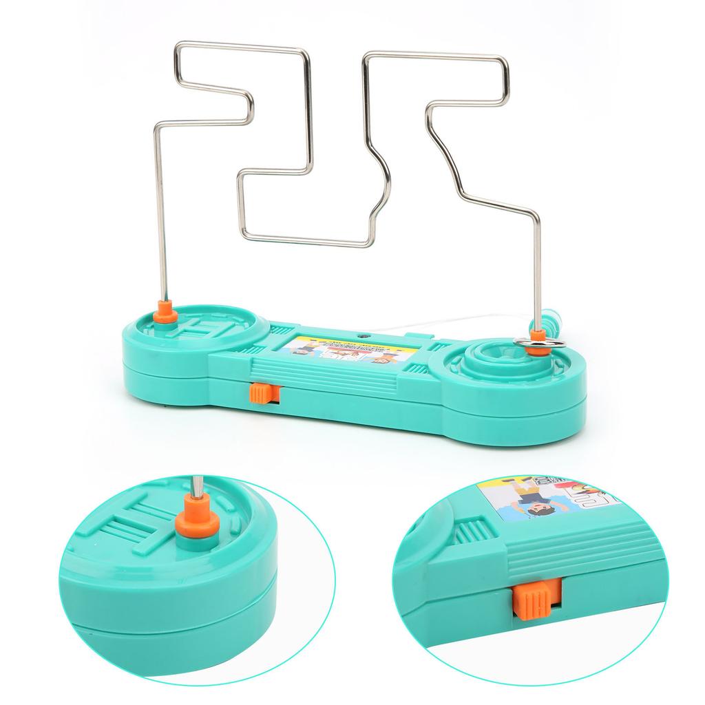 Electric Shock Toy Children Educational Electric Touch Maze Game Science Experiment Toy GiftGreen