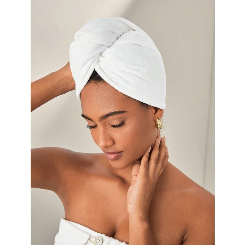 Upgraded Quick-Dry Hair Turban - 2nd Gen Microfiber Twist Towel for Faster Drying, Spa & Home Bathroom Decor, Holiday Gift Set