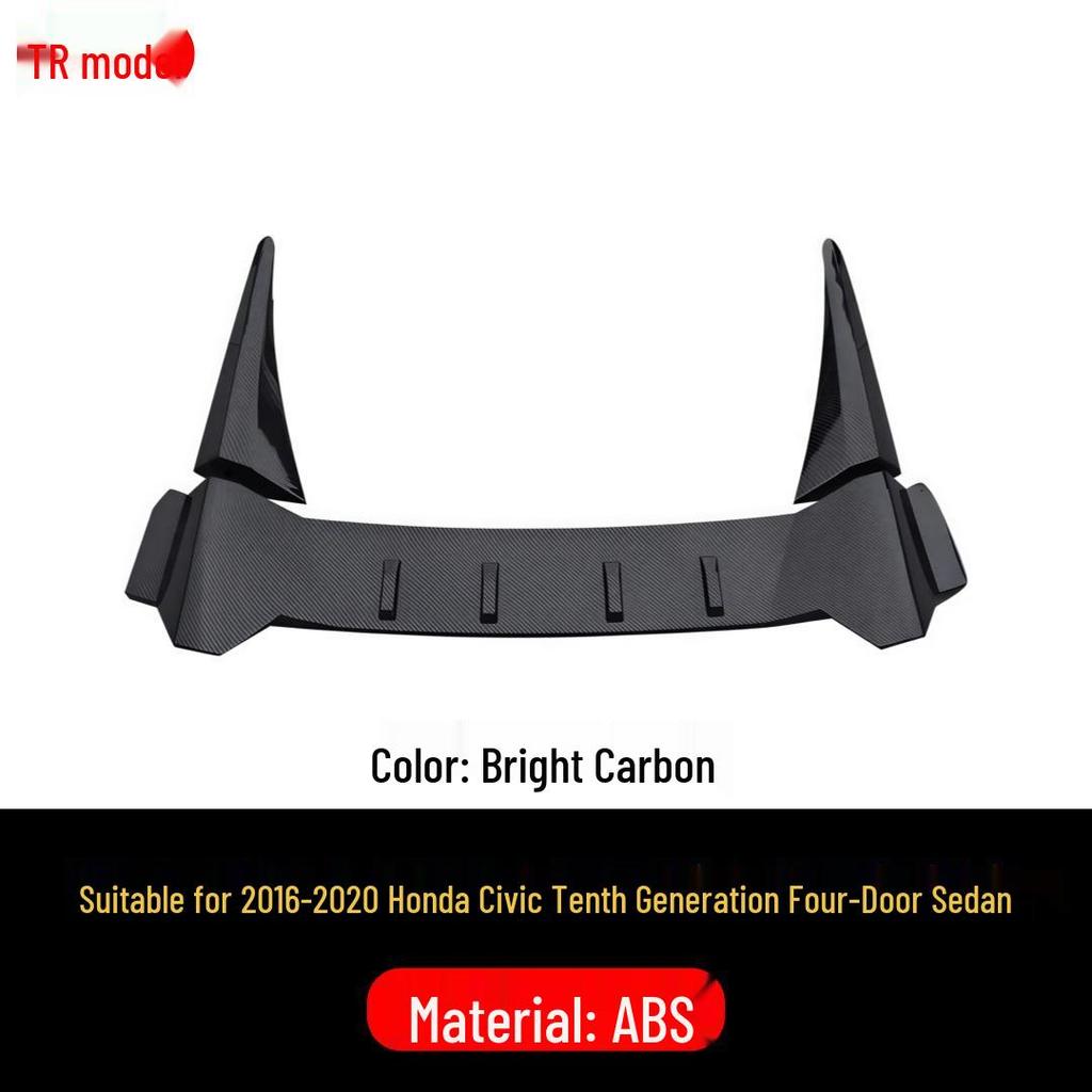 R-Style Rear Roof Spoiler Deflector for 2016-2020 Honda Civic Sedan