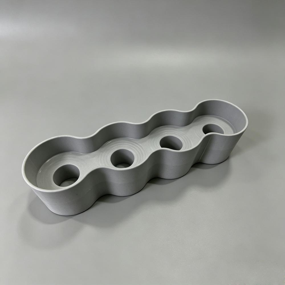 3D Printing Condiment Tube Rack Wave Shaped Ketchup Tube Fixing Shelves Refrigerator Storage