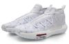 Li Ning Wade Fission 6 Slip Resistant And Abrasion Resistant Coverage Mid Top Basketball Shoes Men's White ABAQ031-2