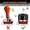 NEOUZA 49mm Coffee Palm Tamper, Barista Leveler with Built-in Spring, Stainless Steel, for Espresso Machine Portafilters