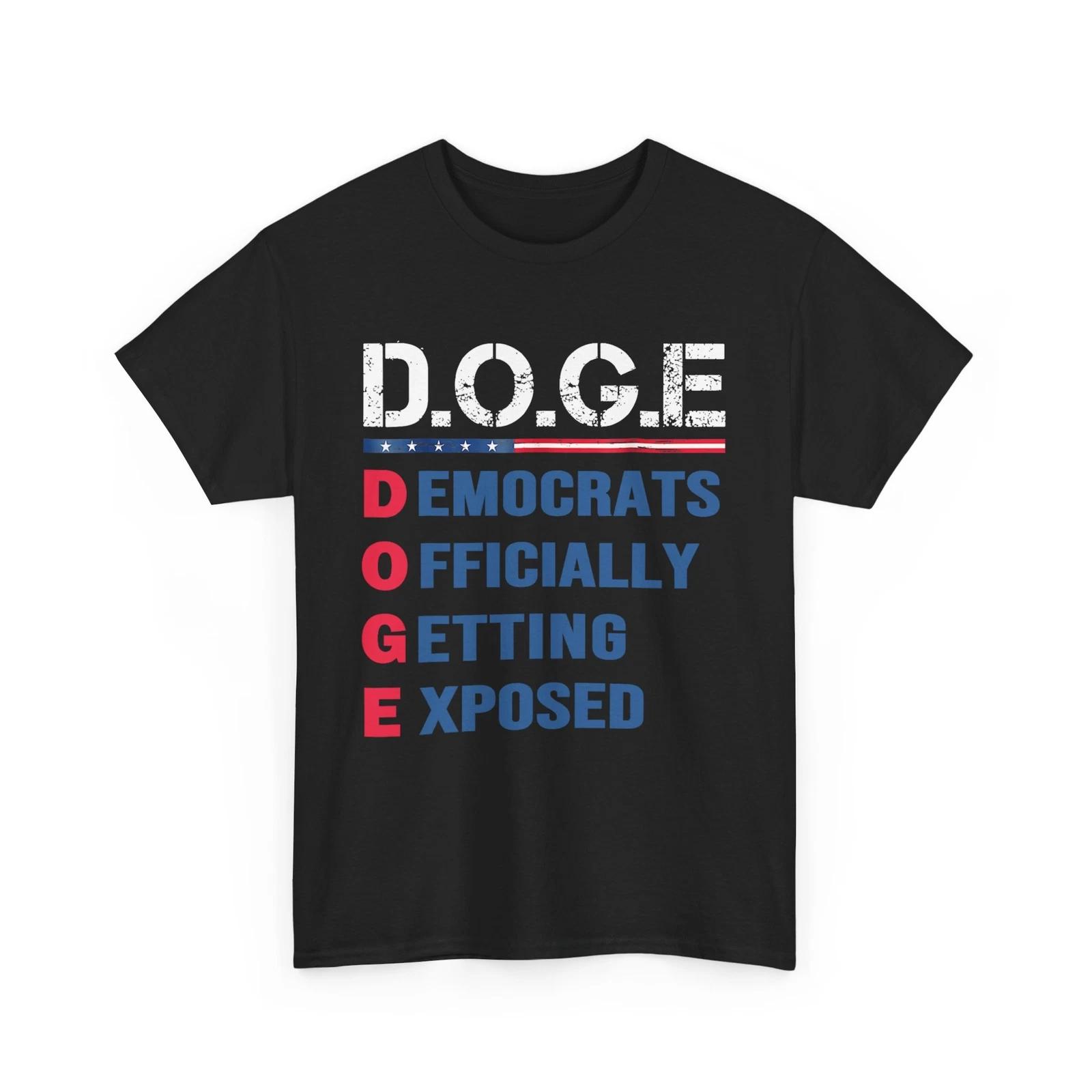 

D.O.G.E Shirt, DOGE Department Of Government Efficiency US Flag Vintage T shirt L