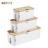 Cable Wire Concealing Power Strip Outlet Concealing Cord Storage Easy Opening and Includes 10 Cord Clips and 5 Cable Ties 1 Box, Box, Case, Box, Box,
