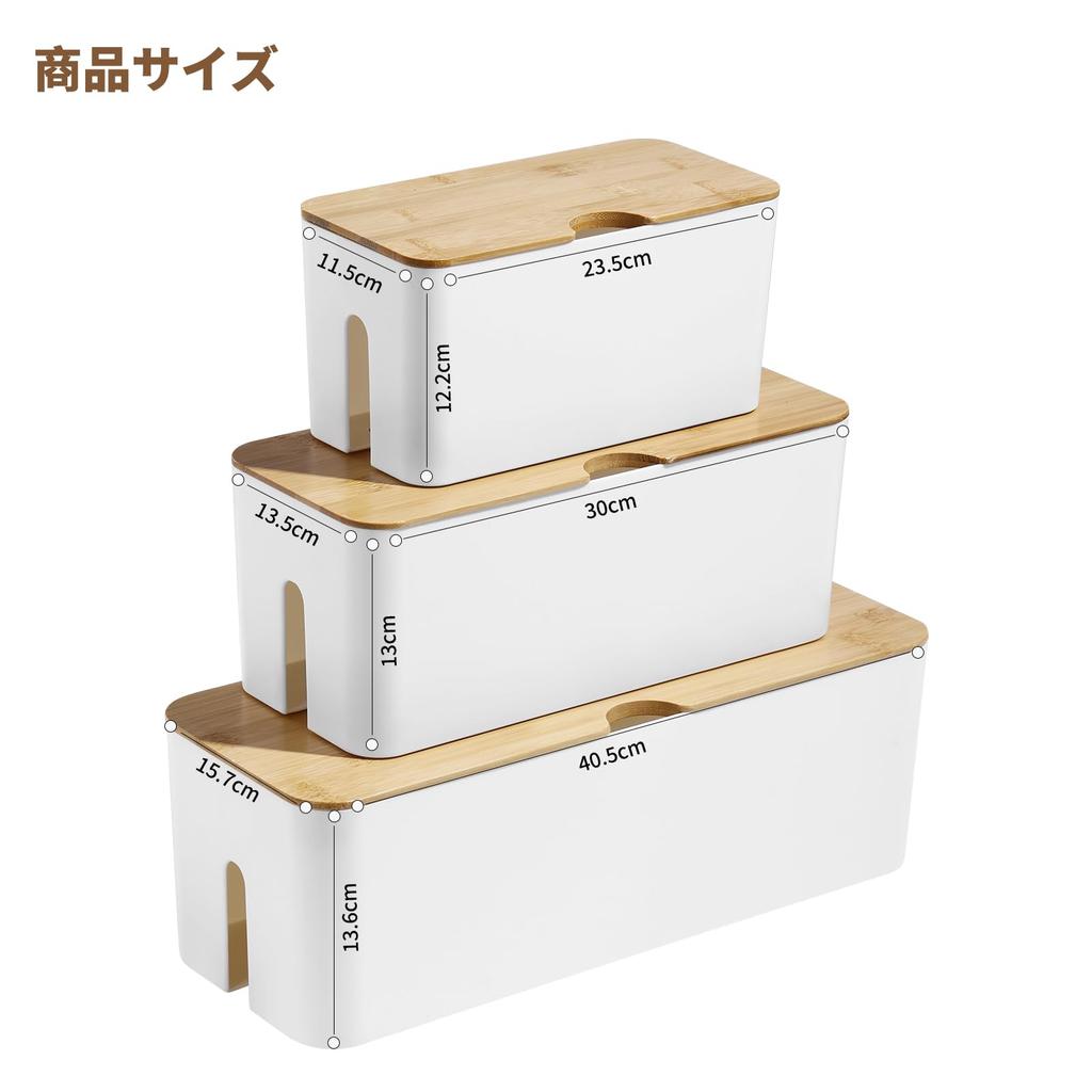 Cable Wire Concealing Power Strip Outlet Concealing Cord Storage Easy Opening and Includes 10 Cord Clips and 5 Cable Ties 1 Box, Box, Case, Box, Box,