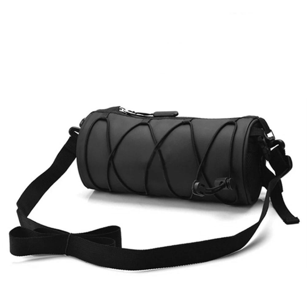 Multifunctional Bicycle Front Frame Bag Oxford Fabric Large Capacity Bike Storage Organizer With Elastic Band Cycling Accessory