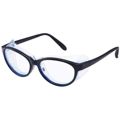 PC mavi ışık engelleyici bilgisayar unisex Boston gözlük, gözlük, gözlük, hafif, (parlak siyah, tip)