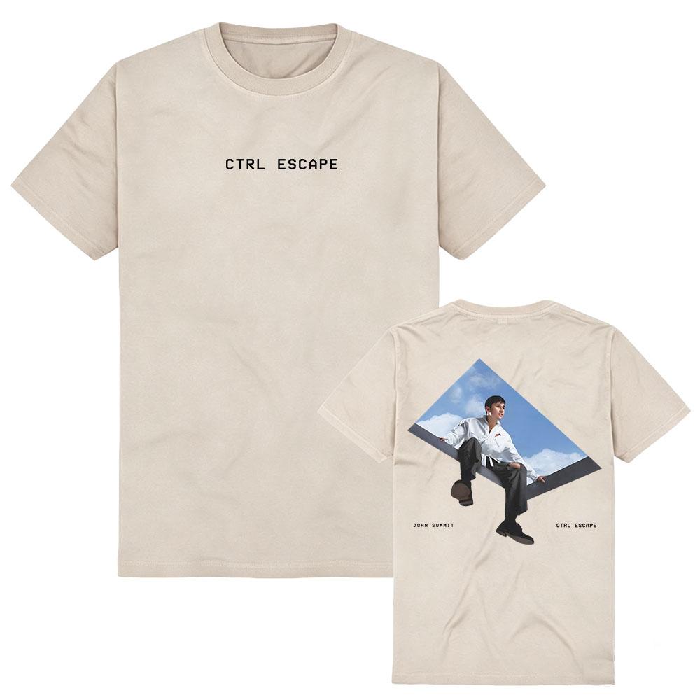 Ctrl Escape Tee John Summit Singer Design Tshirt Unisex Streetwear Cotton Short Sleeve Soft Male Tshirts Graphic Print Merch