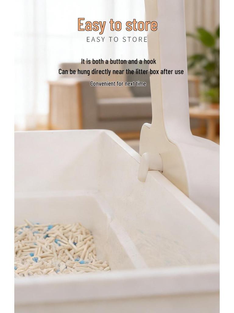 Adjustable Cross-Border Plastic Cat Litter Scoop for Tofu Litter