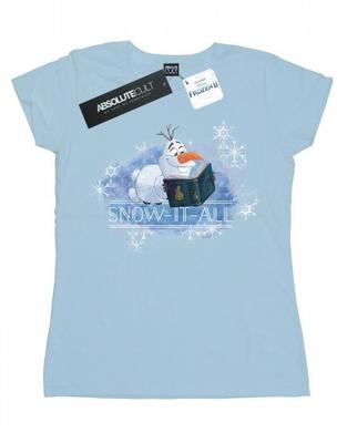 Womens/Ladies Frozen 2 Olaf Snow It All Cotton T-Shirt
