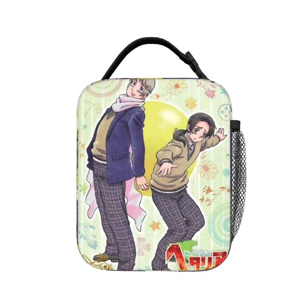 Hetalias Axis Powers Thermal Insulated Lunch Bags for Picnic Portable Food Bag Men Women Thermal Cooler Lunch Boxes