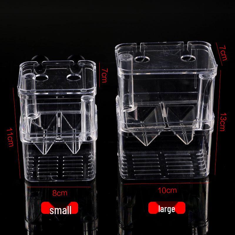 Acrylic Betta Fry Breeding & Isolation Box for Tropical Fish Spawning