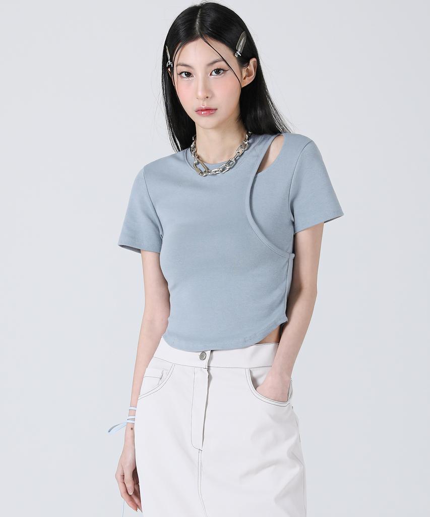 Urban Dress Hole-Cut Crop Tee - 5Col