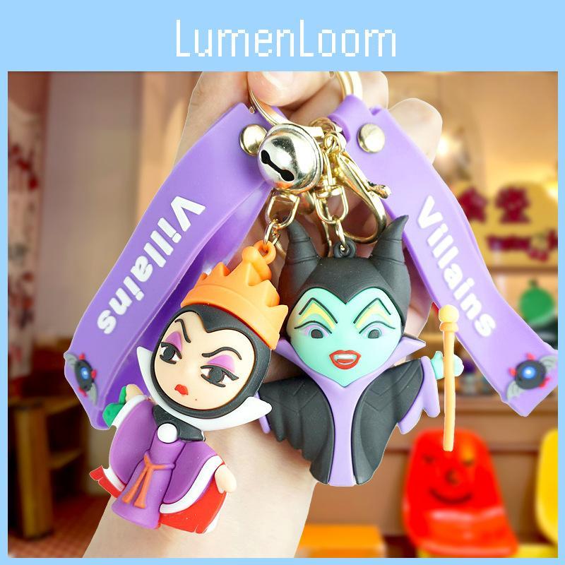 Cute Cartoon Villain Witch Keychain Unique Pvc Bag Charm For Men And Women
