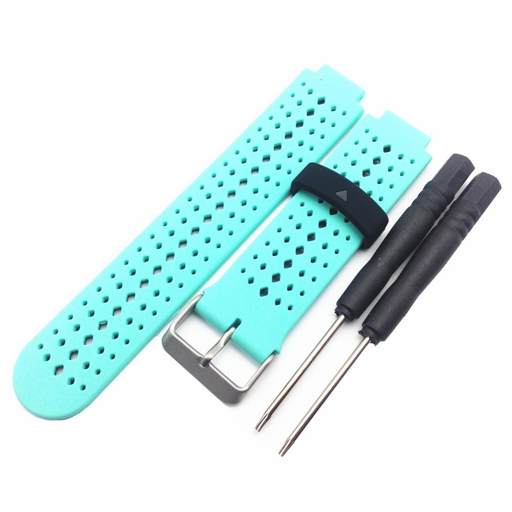 

Silicone Watchband Strap For Garmin Forerunner 235/220/230/620/630/735XT Approach S20 SmartWatch Wristband with Tool Accessories