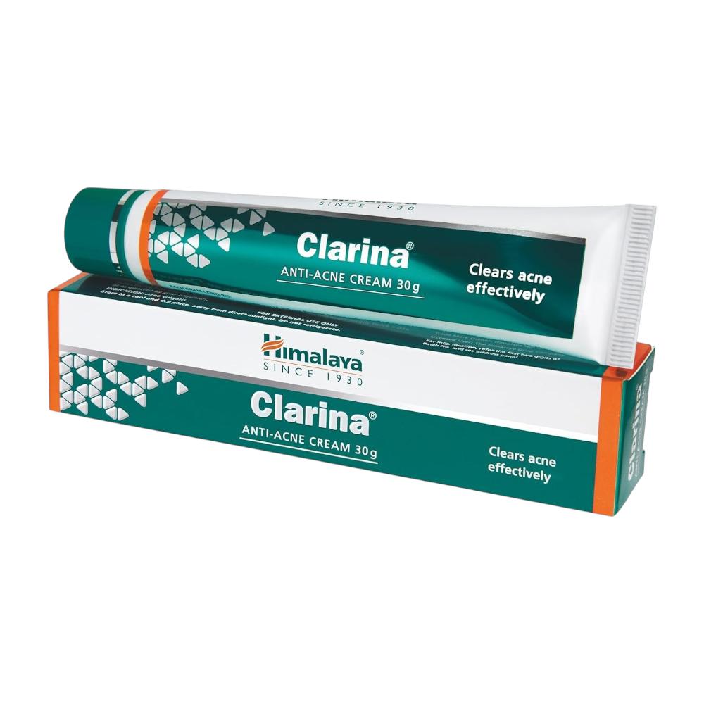 Himalaya Herbals Clarina Anti Acne Cream 30g | Soothing Acne Treatment For Clear Skin Care