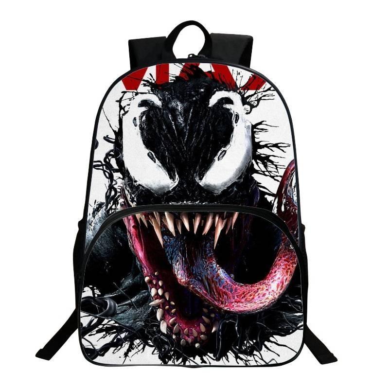 Venom Avengers Kids School Backpack With Breathable Material For Use Outdoor