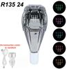 1 Set Universal Modified Lever Handball   Multicolor LED Light Car Gear Shift Knob For Auto Accessories