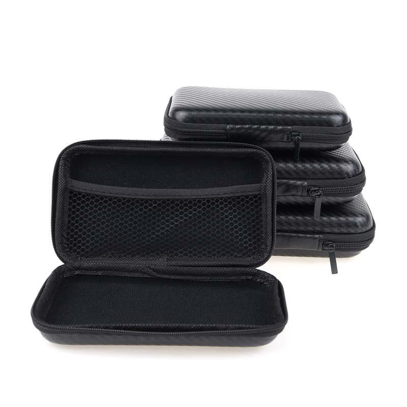 Eva 2.5-Inch Portable Hard Drive and Power Bank Pressure-Resistant Carbon Fiber Storage Bag
