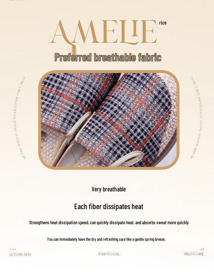 Women's Spring/Summer Soft Sole Breathable Slip-On Cloth Shoes - Fashionable Lightweight Casual Half Slippers