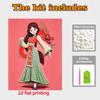Disney Pearl Art Painting Mulan and Mushu Dragon Handmade diy5D Pearl Gem Painting Pictures Crafts Special Shape Home Wall Decoration