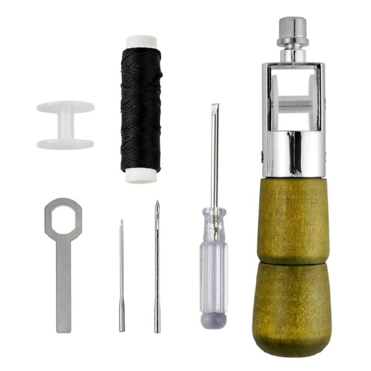 Leather Sewing Awl Thread Kits Leather Stitching Kits Portable Sewing Awl Kits for DIY Leather Repair Craft