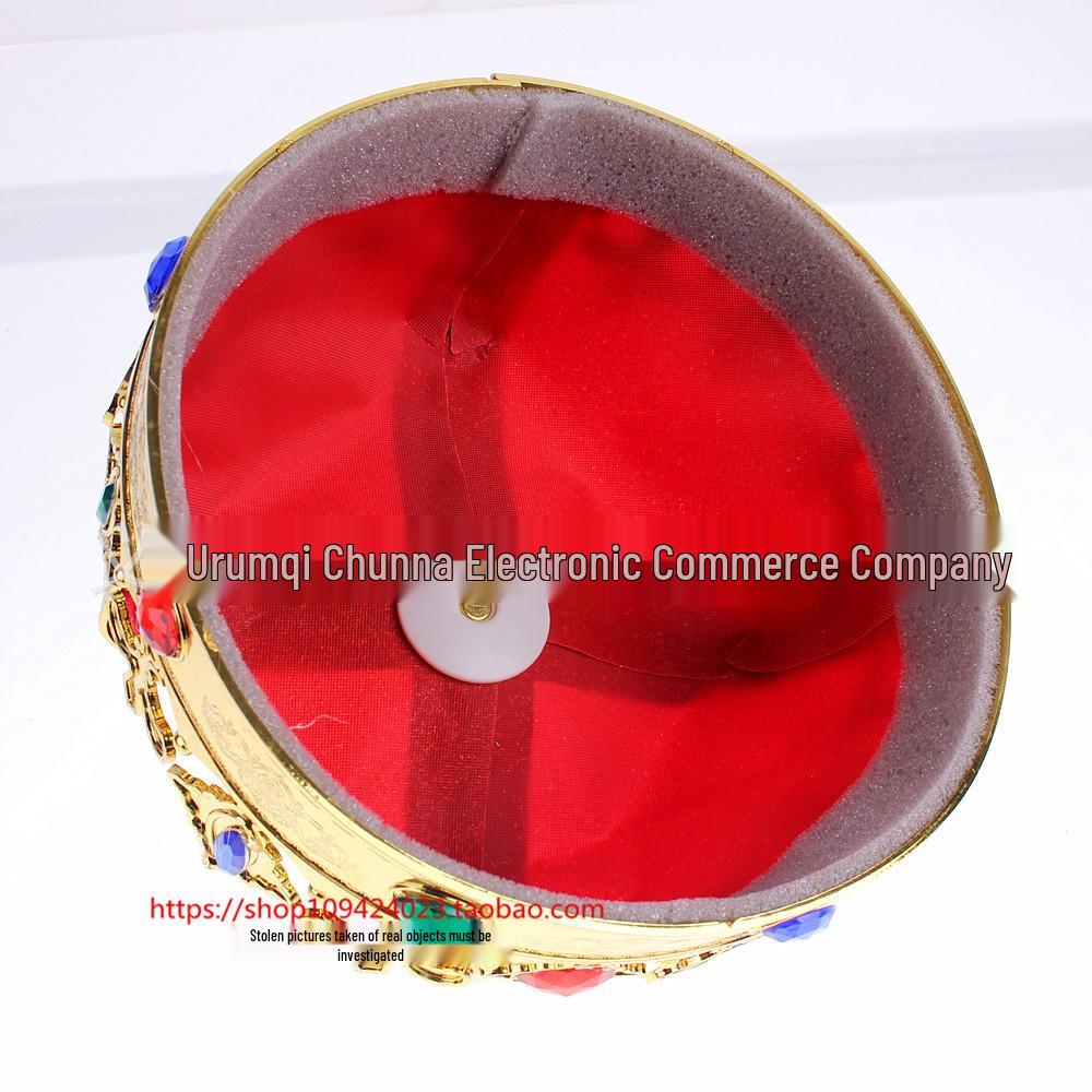 King and Queen Crown Hat for Birthday Party, Festival, Stage Play, or Dance - Suitable for Children and Adults