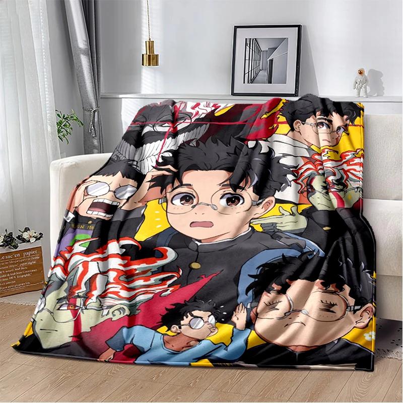 2026 New Style DAN DA DAN Anime Cartoon Blanket,Soft Throw Blanket for Home Bedroom Bed Sofa Picnic Travel Office Cover Kid Gift