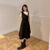 2025 French Chic Spicy Girl Flaw-Hiding Two-Piece Summer Dress - Women's Slimming, Flattering Temperament Skirt