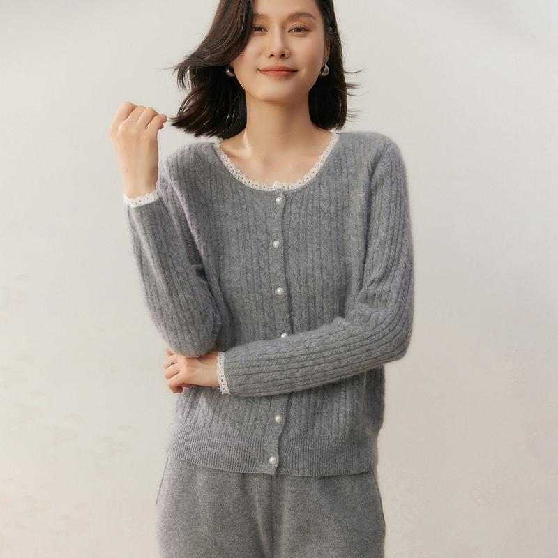 Qinghe 100% Pure Cashmere Women's Sweater - Ultra Soft Luxury Winter Pullover