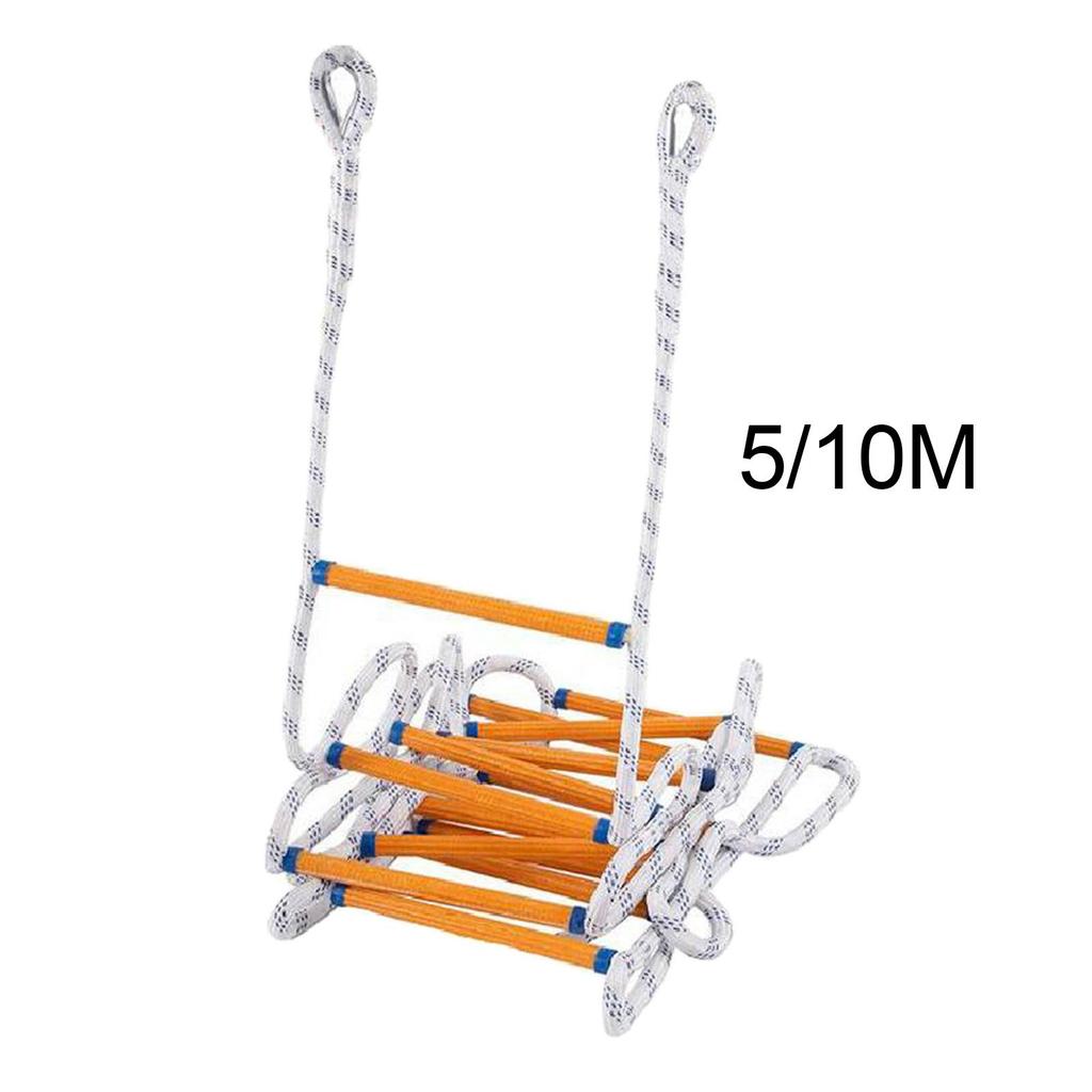 Ladder Soft Rope Reusable Kids Adults Fast to Flame Resistant for Outdoor Engineering Residential