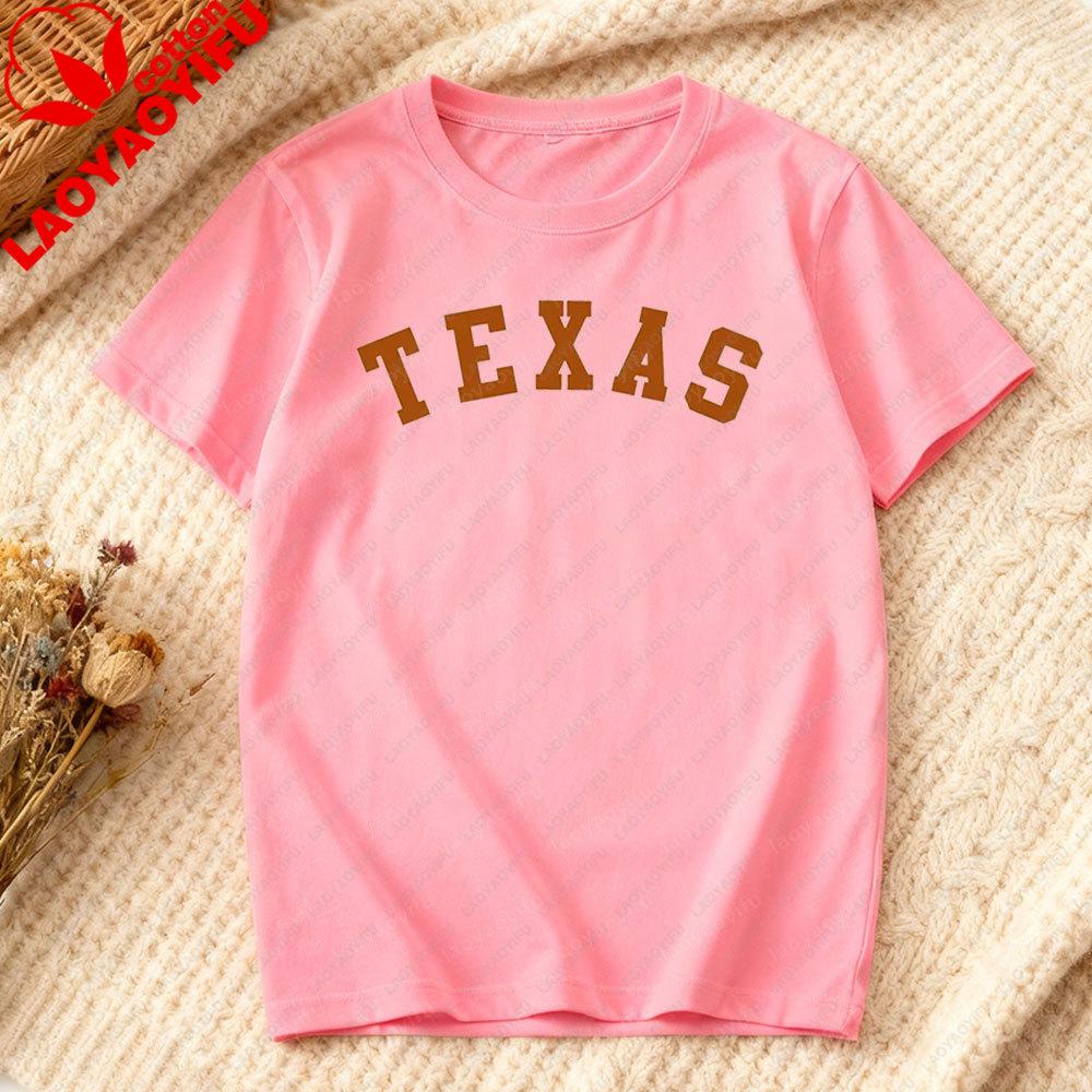 Texas Contracted Design TShirt Home State Souvenir Gift Tee Unisexs Unisexs Unisex Texas Tshirt Summer Casual Daily Life Cotton T S